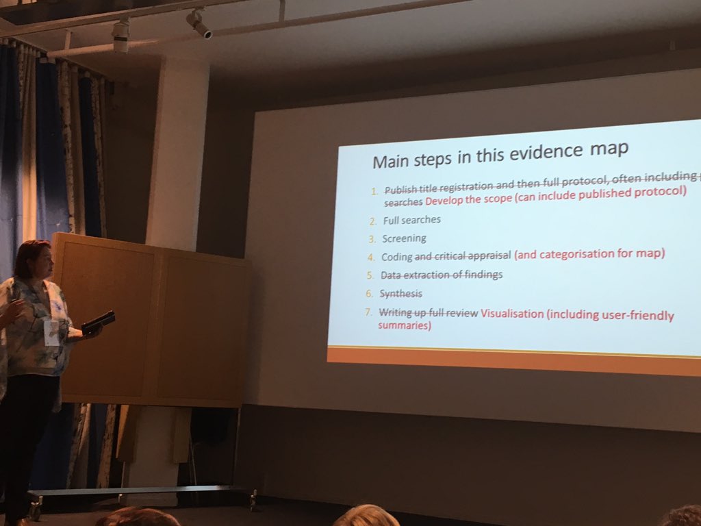 RuthS3's tweet image. .@carinavr on challenges in producing an evidence map on #climate change in SA #envevidence2016
