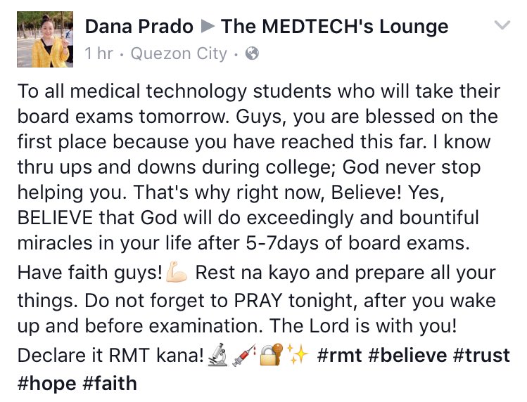 MedtechMustKnow's tweet image. Declare it RMT ka na! #LabanMedtech