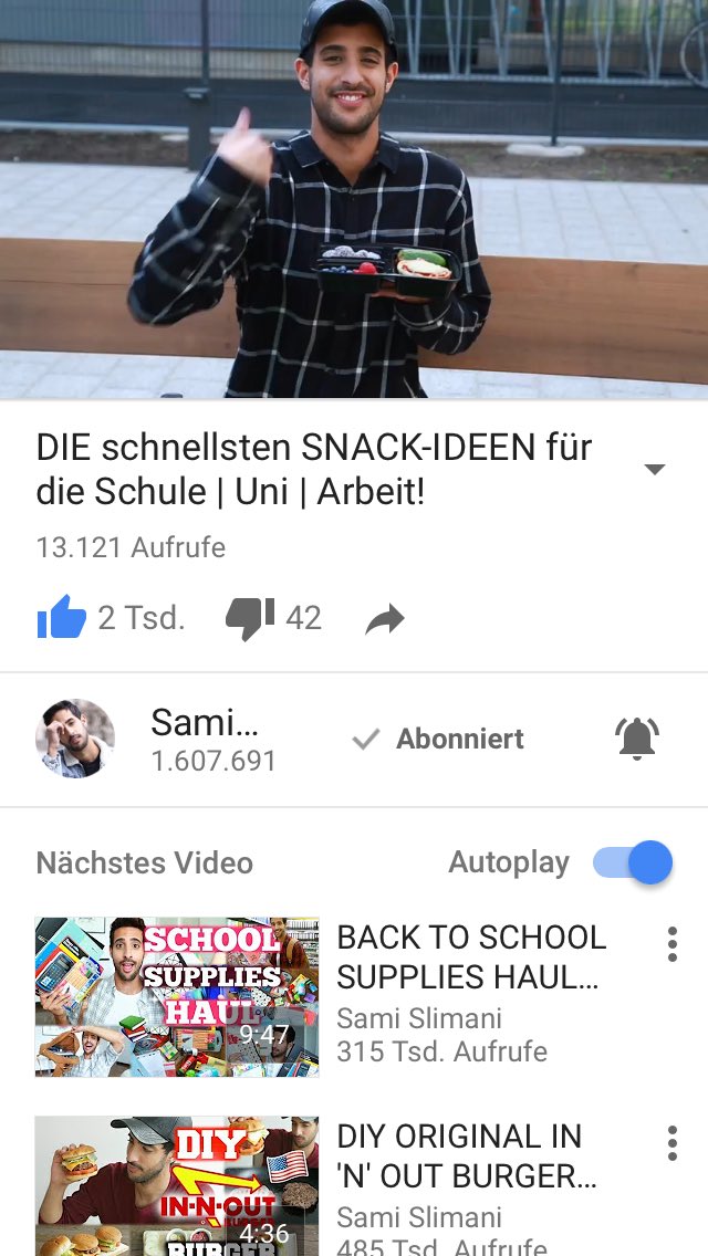 loves_shirina's tweet photo. @SamiSlimani 
Habt ihr schon das neue Snack Video von Sami gesehen ?!❤️😍 
#diywithsami 

WENN NICHT DANN LOS 😍❤️ https://t.co/OdRgdxhncc