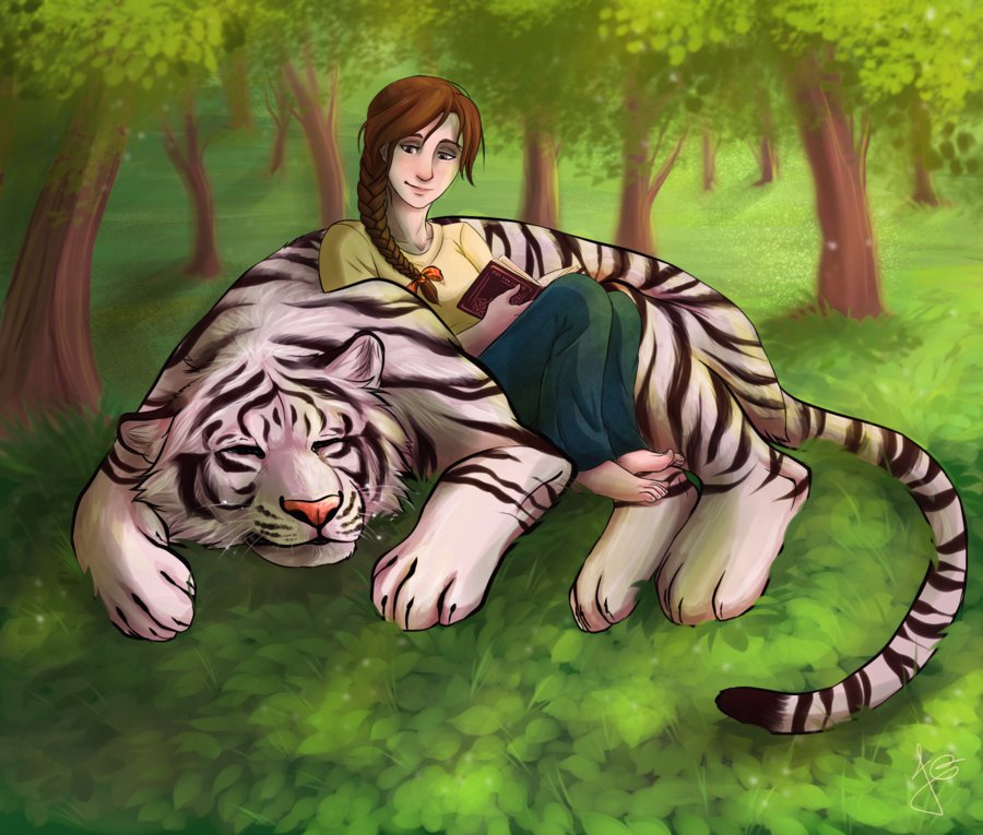 AudreyKirklan's tweet photo. @LMayoPMHS I spent a chunk of my summer looking up the Tiger series fan art https://t.co/dzyTyDY816