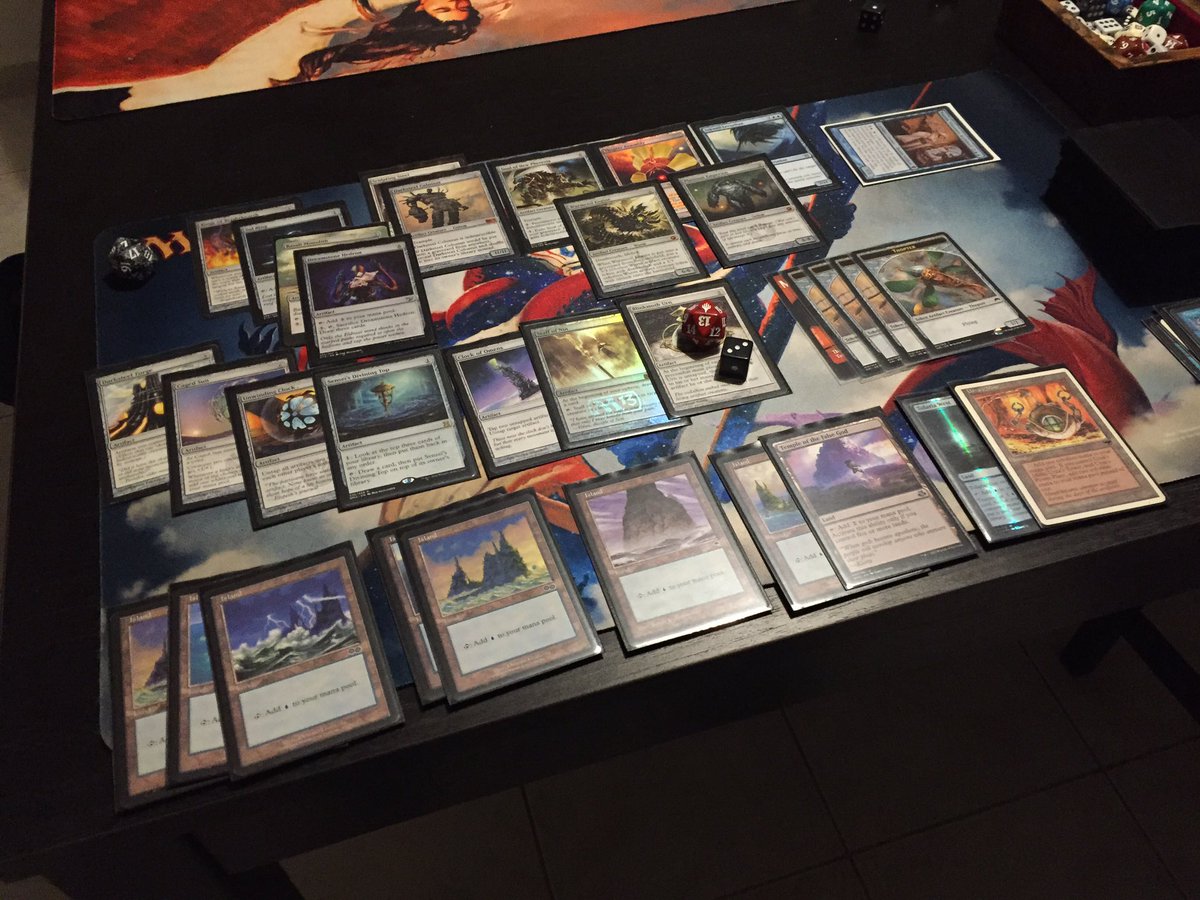 dask_cmd's tweet photo. New Muzzio #edh deck. This is one of the first games. Already love it!!!!!!!!! #CMDR #mtg https://t.co/FzCbahtPIX