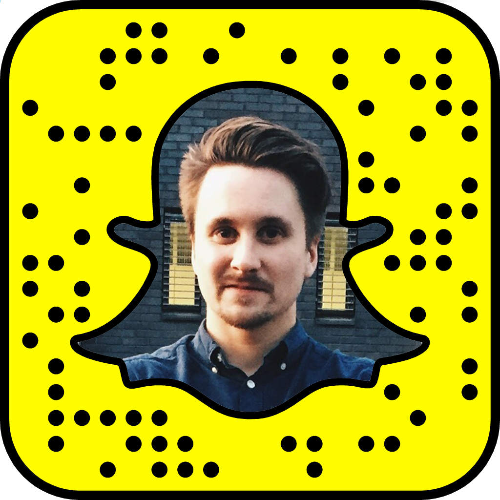 Oon nyt myös Snapchatissa, 3. suosituimmassa somessa. / Now I'm also on Snapchat, the 3rd most popular social media.