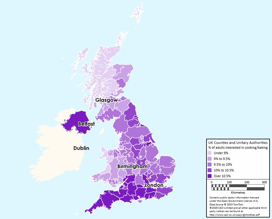 CACI_LocStrat's tweet image. Has the return of #GBBO inspired you? #StatDrop shows where the baking hotspots are! bit.ly/2bUWNNy