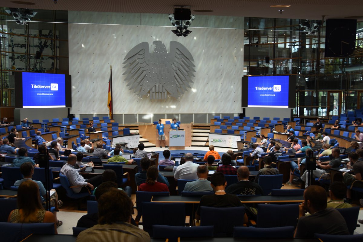 MapTiler's tweet image. TileServer GL our #opensource vectortile based map server announcement on #FOSS4G2016