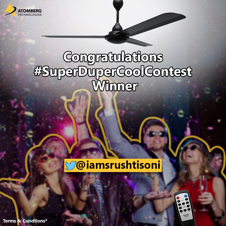 Congratulations @iamsrushtisoni on winning the #SuperDuperCoolContest
Follow us for more contests