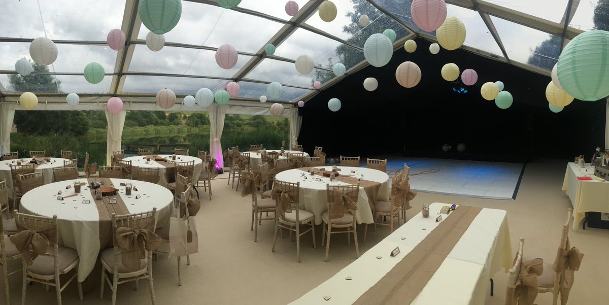 Just one of our marquees we did for a #vintage #wedding at freelakes in ware @ThreeLakesRest