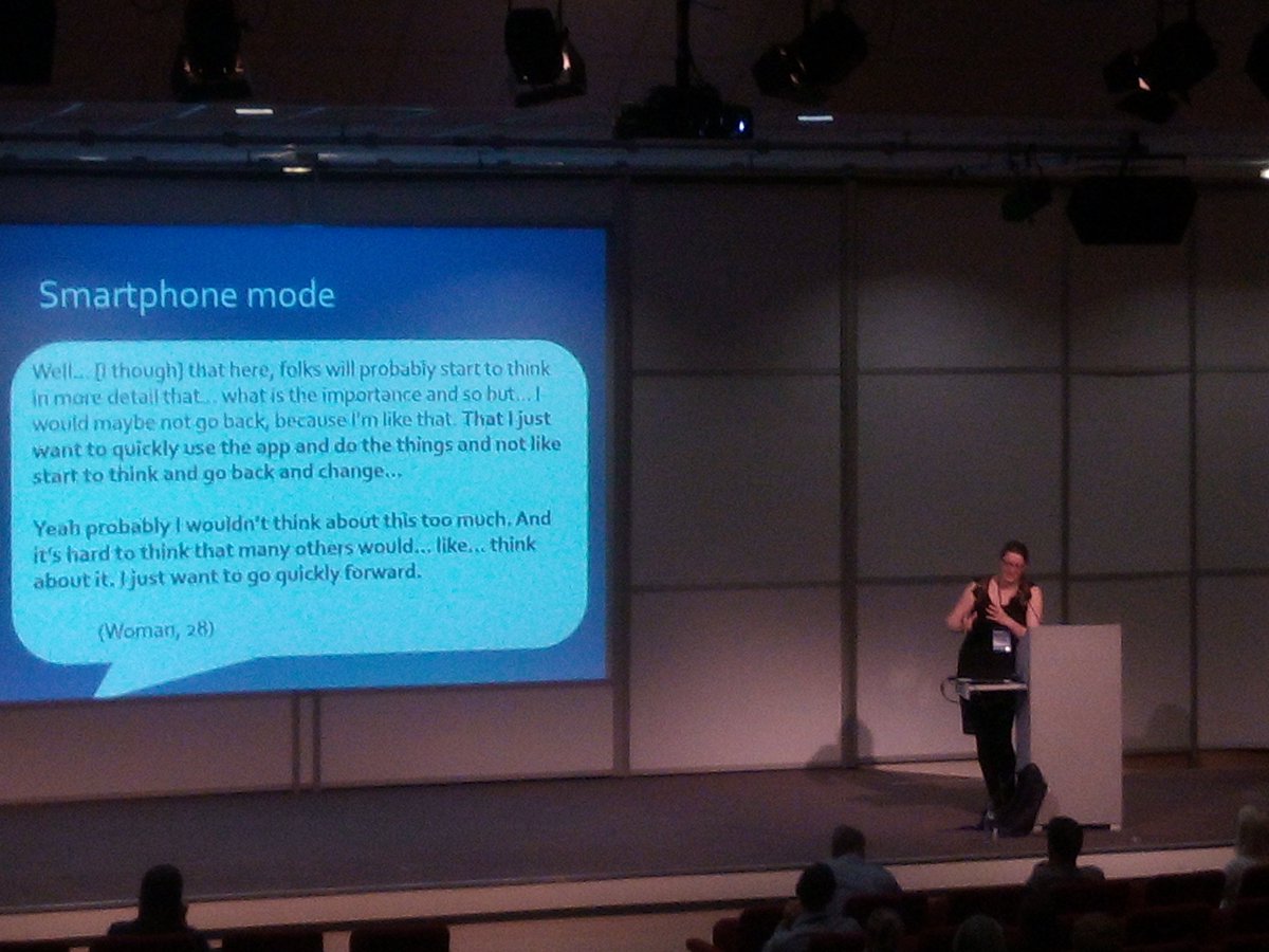 sofia_strommer's tweet photo. @JohannaNurmi1 talking about "smartphone mode", very important for app development! #EHPSDHP #EHPS2016 https://t.co/aTdFPx7RxA