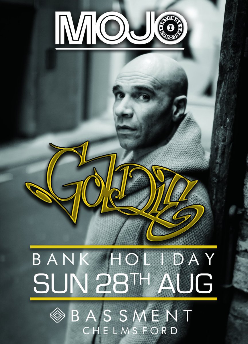 Mojo this Sunday feat <a href="/mrgoldie/">GOLDIE</a> <a href="/EMCEEGQ/">Gq</a> <a href="/ChrisGibbo13/">Gibbo</a> <a href="/SteveLPDnB/">Steve LP</a> <a href="/INDICALONDON/">INDICALONDON</a> <a href="/NuklearMC/">Nukes</a> <a href="/intenserecords/">Intense Records Shop</a>