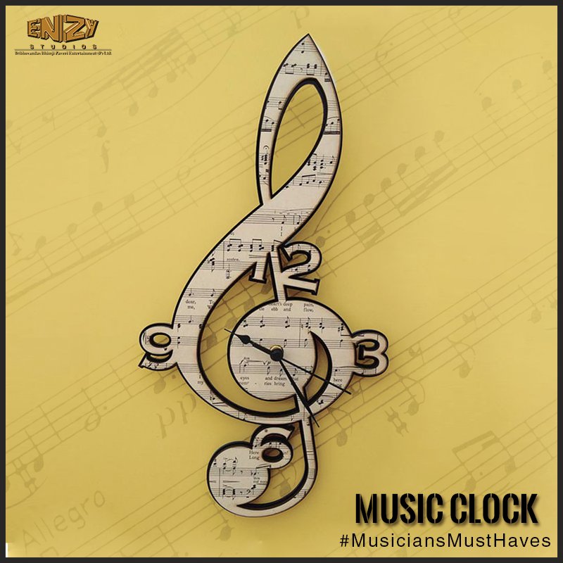 If you got music on your mind the whole day long, then you definitely need this clock.
#MusicianMustHaves