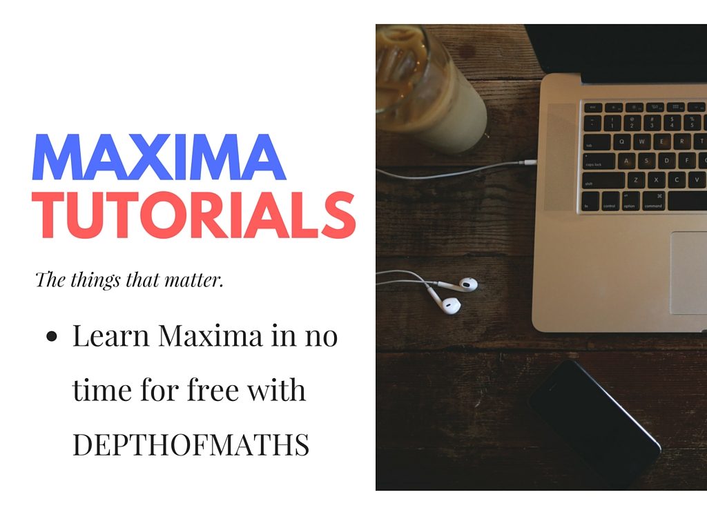 depthofmaths's tweet image. Take a quick look at: Maxima tutorial (Starter Level): Differentiation buff.ly/2bMbDIT