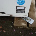 自販機でお茶を買おうとしていたら、視線を感じて下を見たらヤツがいた!