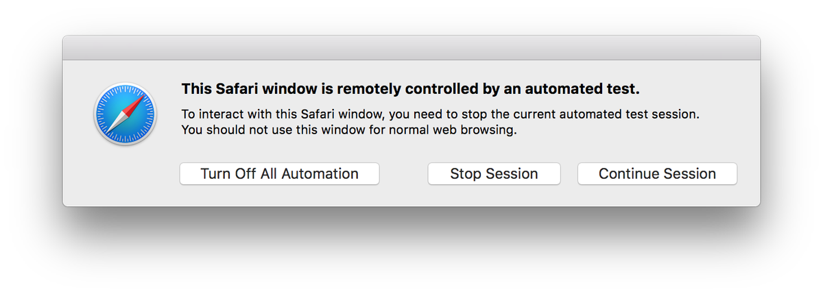 webkit's tweet image. Automate testing your web content in Safari with WebDriver tests. webkit.org/blog/6900/webd…