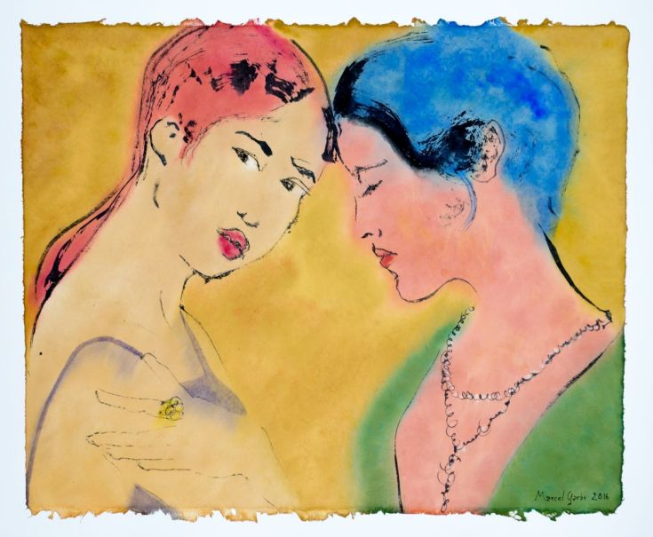 artfinderlatest's tweet photo. Whoever has ears,... by @marcelgarbi #watercolor #painting #art https://t.co/xtuRWLP3kB @artfinder https://t.co/r5ZG5ihFdi