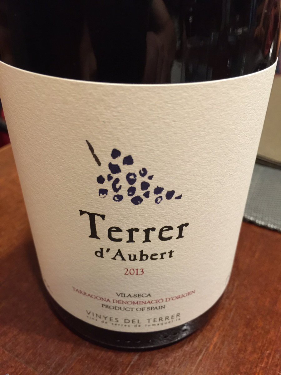 CatalonianWines's tweet photo. Great lunch today in #LaCaleche (Llivia), with this talented and powerful Terrer d'Aubert from @DOTarragona https://t.co/6aKtadSqwQ
