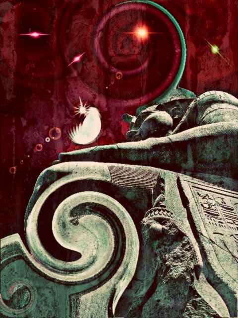 FireWillow777's tweet photo. Ok I think final one for today in my #art pieces - for the love of #kemetics and #AncientEgypt and its #mythology https://t.co/mOvNW4L6nF
