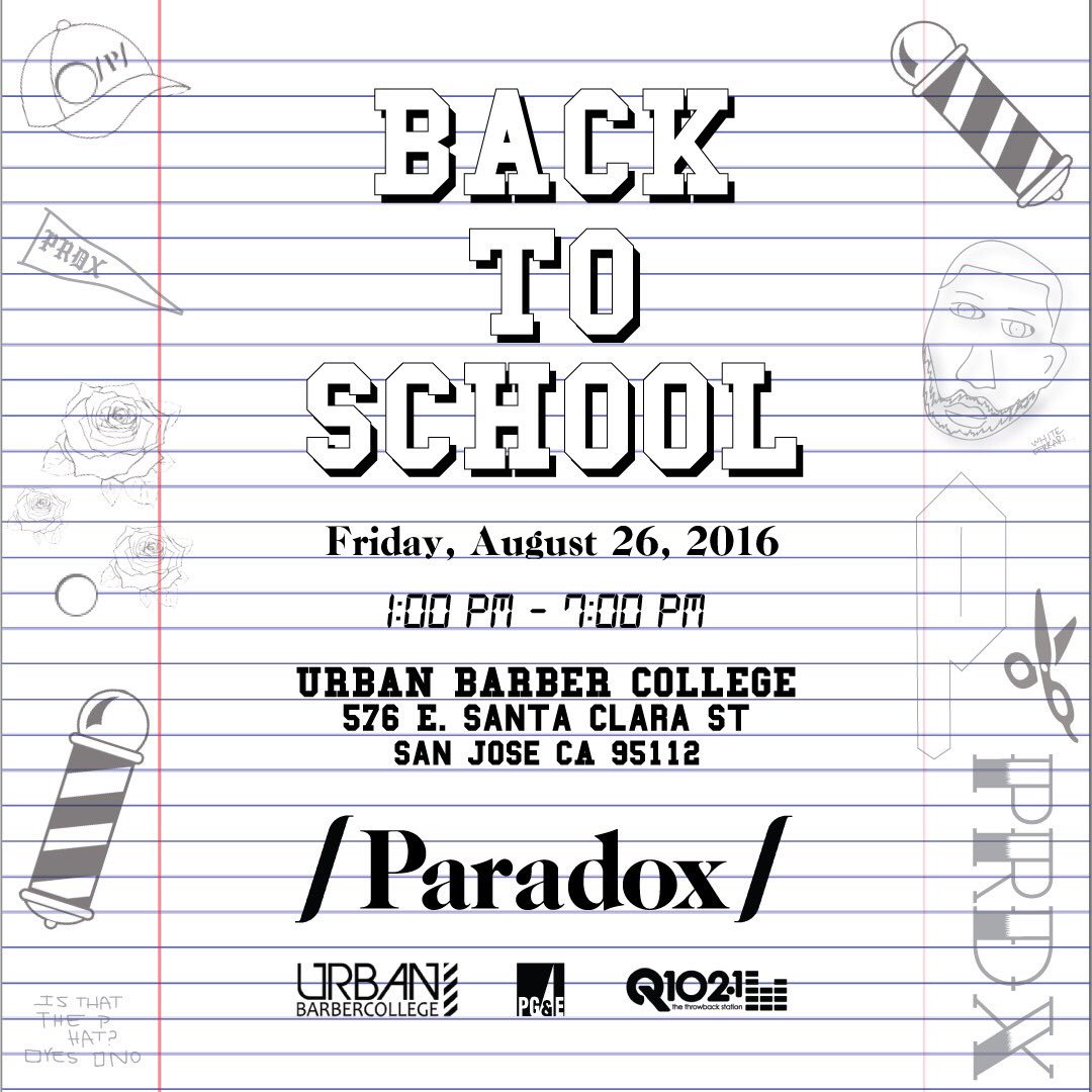 Jordan_Paradox's tweet photo. @UrbanBarberUBC @Q102SF #PGE 102 FREE HAIR CUTS #FORTHEKIDS https://t.co/lQaCsOi7mn