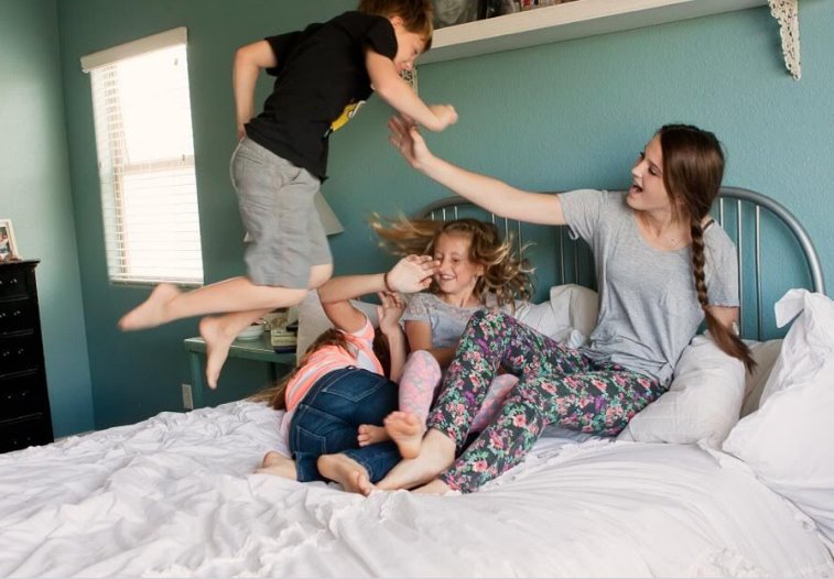 It's Friday at last....CANONBALL! #familymoments #thebedshopla #tgif #happyfriday