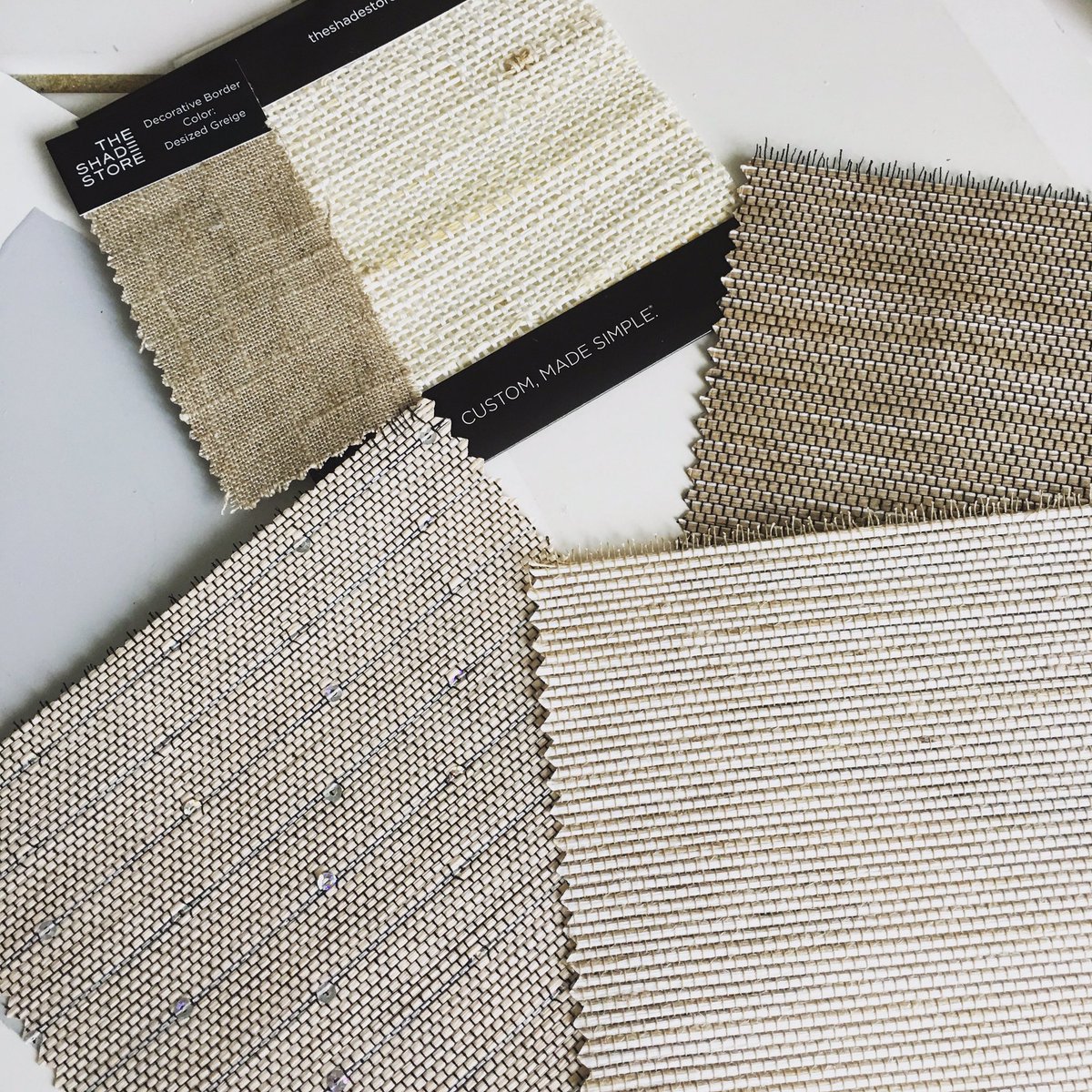 PrataStudio's tweet photo. I get an easy breezy feeling with these window treatment materials for waterfall Roman shades! #theshadestore https://t.co/UgtCwDKxAp