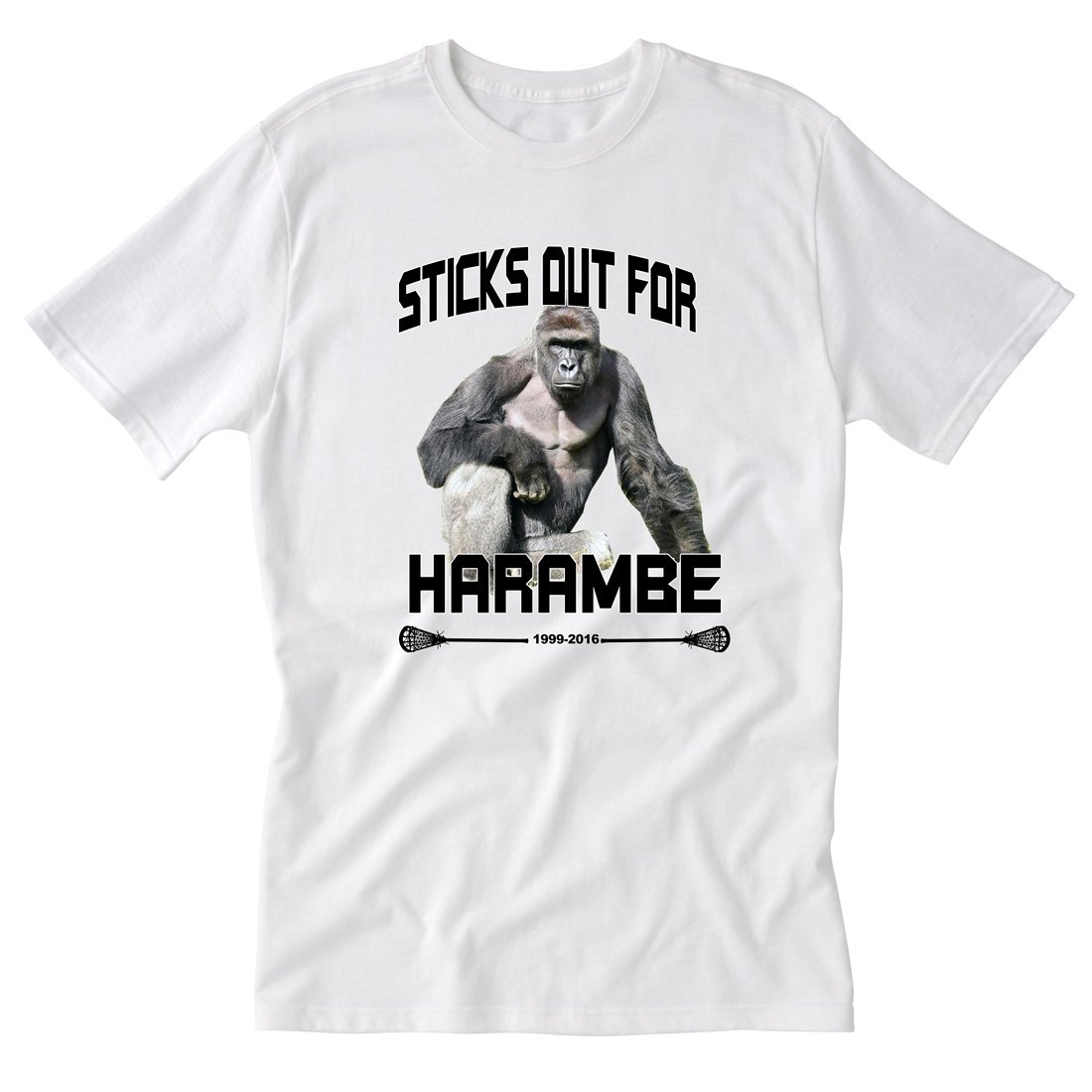 RIP Sticks Out for #Harambe #lacrosse 