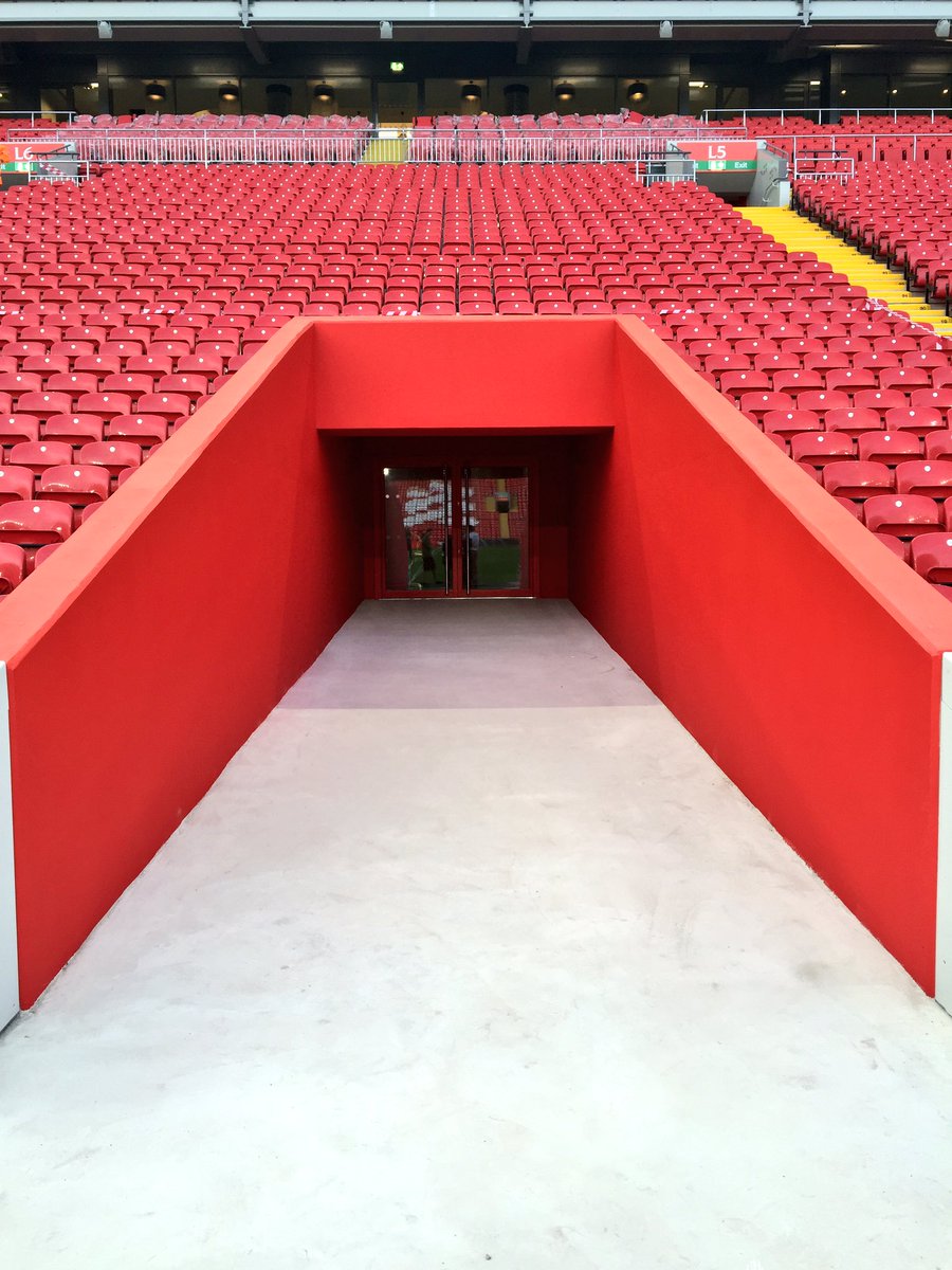 Steve Hothersall Anfield Tunnel Lfc