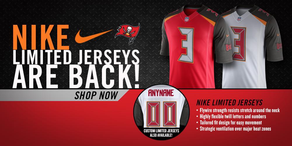 Gear up for Gameday! Get your #Bucs @Nike Limited Jersey Today!  SHOP: bccn.rs/9ha https://t.co/9TcN7UncU6