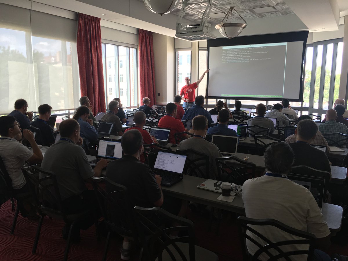 A packed room for the Docket for Devs workshop by <a href="/javajudd/">Christopher M. Judd</a>