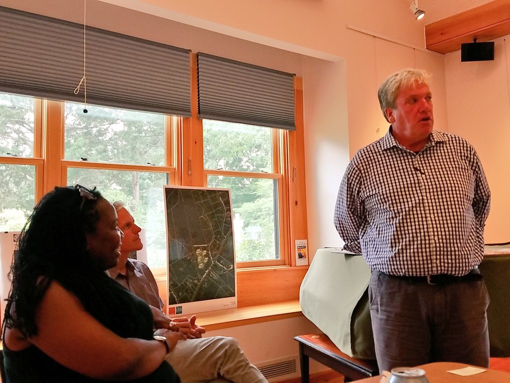 #MarthasVineyard State Rep Timothy Madden talks to @CKornegayDHCD about housing creation &amp; accessing state resources