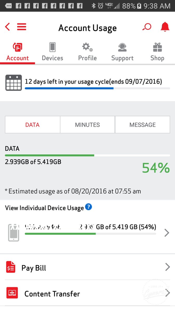 yangeryanger_'s tweet photo. #vzw why is 6gb now 5.419gb this month? https://t.co/JOd9RVXMzk