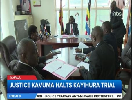 Fireliglntfi's tweet photo. Deputy CJ Kavuma has today issued interim order halting prosecution of IGP Kayihura over torture charges #LiveAt9 https://t.co/4zyIV0Llqj