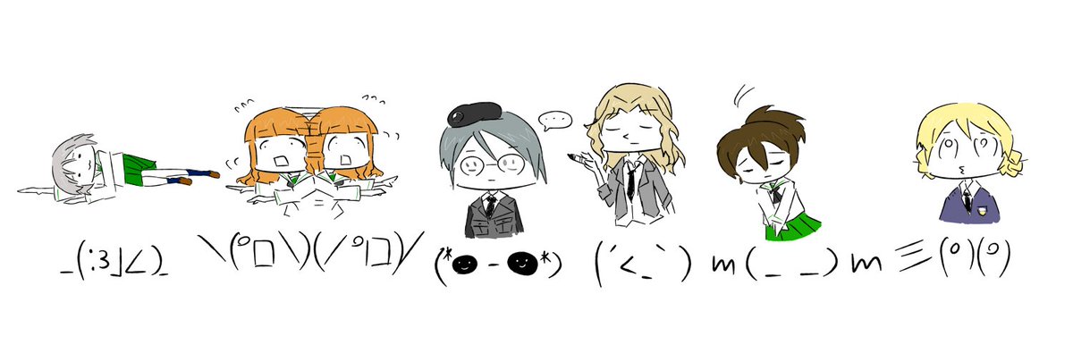 リプ来た顔文字でガルパンキャラを描く Twitter Search