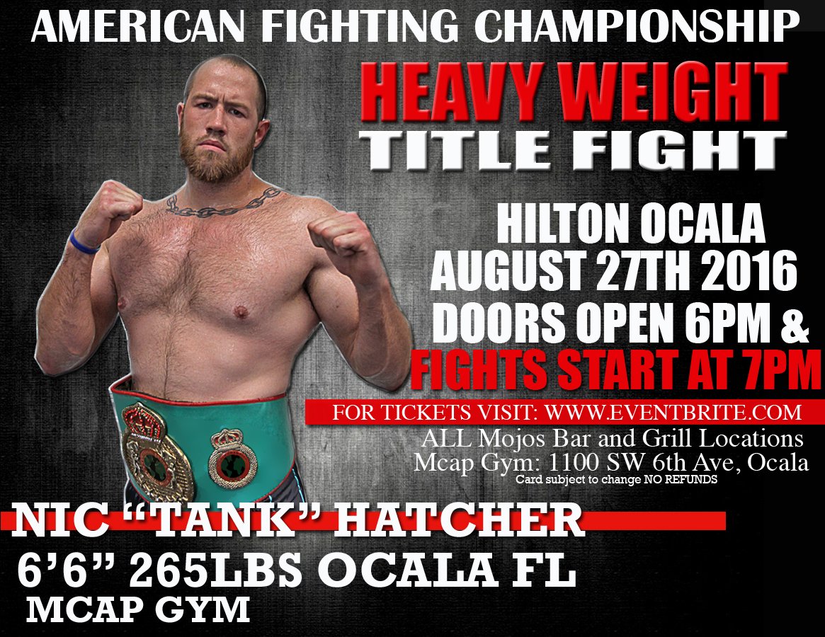 Weigh Ins starting today <a href="/6pm/">Follow us @Shop6pm!</a> @ #Mojos on Hwy 40, don't miss out, tickets are almost gone! #MMA #Ocala #Hilton #UFC