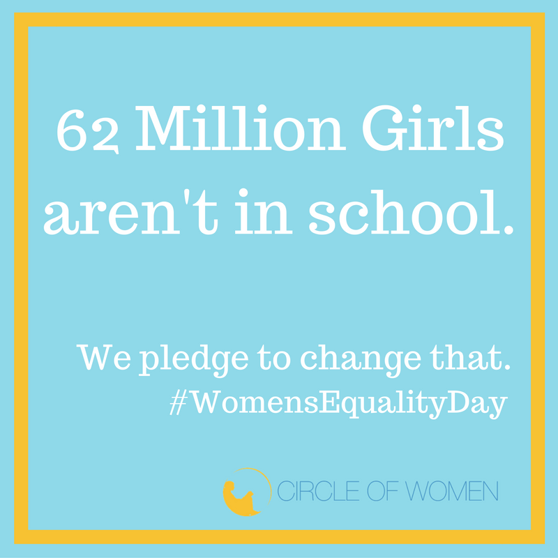 CoWReachnTeach's tweet photo. We'll keep working until girls across the globe are equal. #WomensEqualityDay #education #LetGirlsLearn #GenderGap https://t.co/JOzyjLCPKV