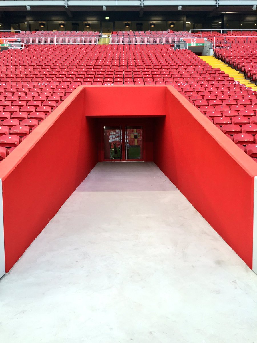 Lfc Transfer Room The Remodeled Entrance Tunnel For Players And A Few New Touches Included Inside The New Main Stand Lfc Transfer Room The Remodeled Entrance Tunnel For Players And A Few New Touches Included Inside The New Main Stand