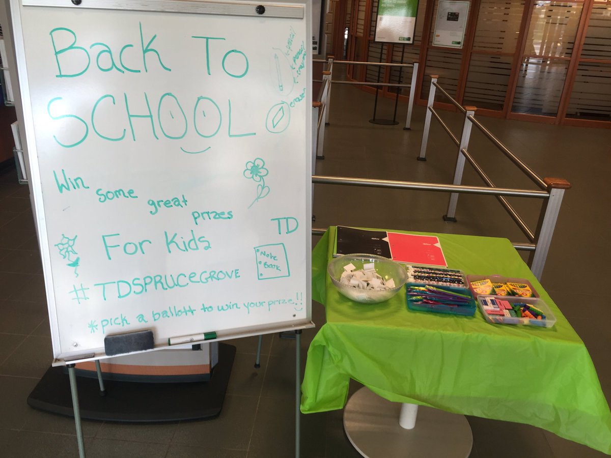 chanderrikhi's tweet photo. #TDSpruce #BackToSchool #Ballot #ForKids Win some cool prizes #LEI @KellyLilja_TD @LisaTurgeon_TD @BrianGervais_TD https://t.co/UAmeO4xrg2