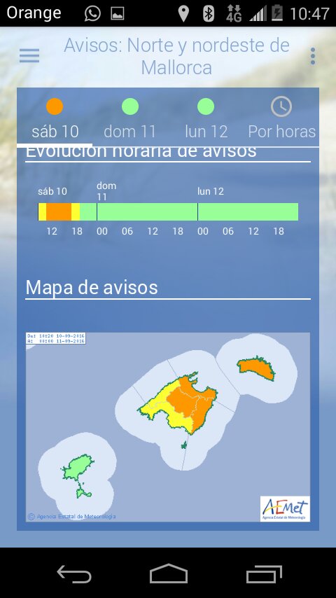 PcSLlorencCarda's tweet image. Aemet: activa aviso naranja norte y nordeste de Mallorca y Menorca por posibilidad de tormentas localmente fuertes.