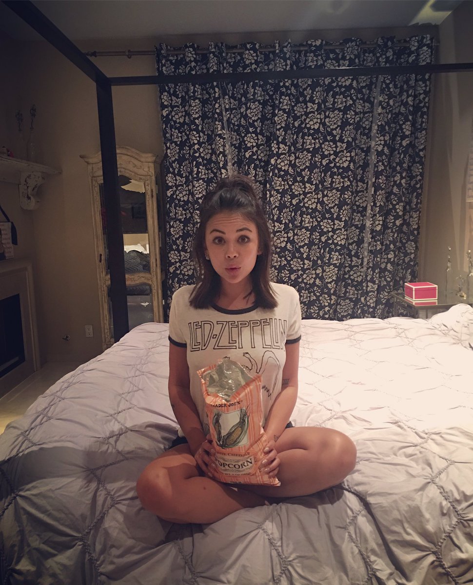JanelParrish's tweet image. Here, we observe the Janel in her natural habitat... Late night, PJ's and something salty... 👀