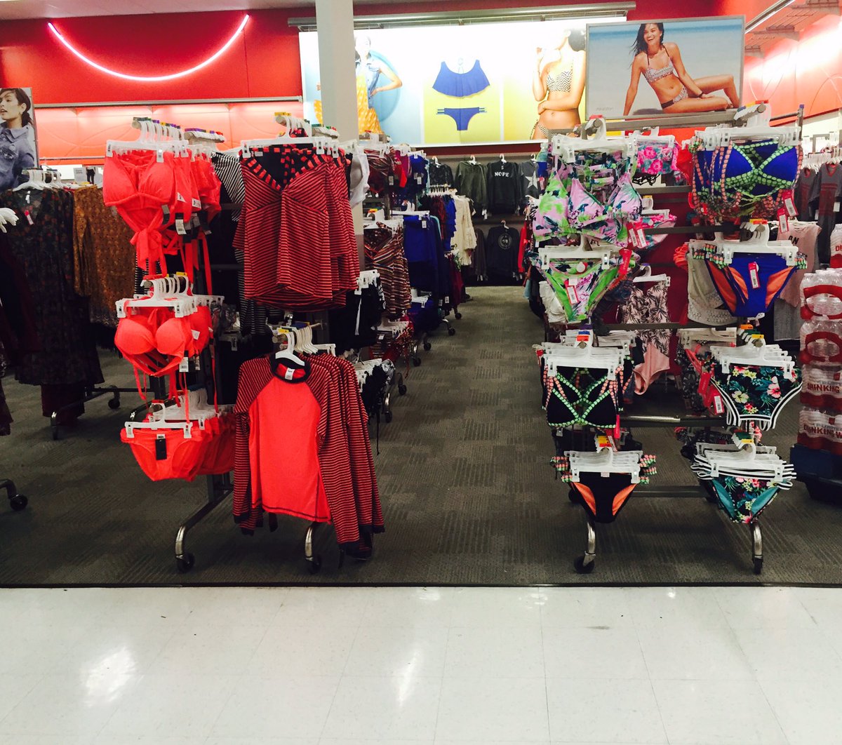 #swimwear still hot! 🔥Summer still here &amp; 80 degree weather all next week! ☀️$unsout @CynthRobles @Ricky_Fair_TGT