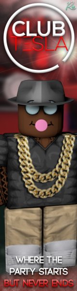 Kariu64's tweet image. Some test ads I did for Club Tesla.