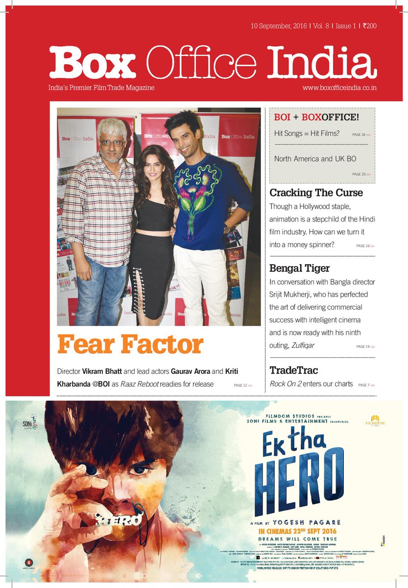 Here's the cover of our latest issue of Box Office India Magazine!
#BOI