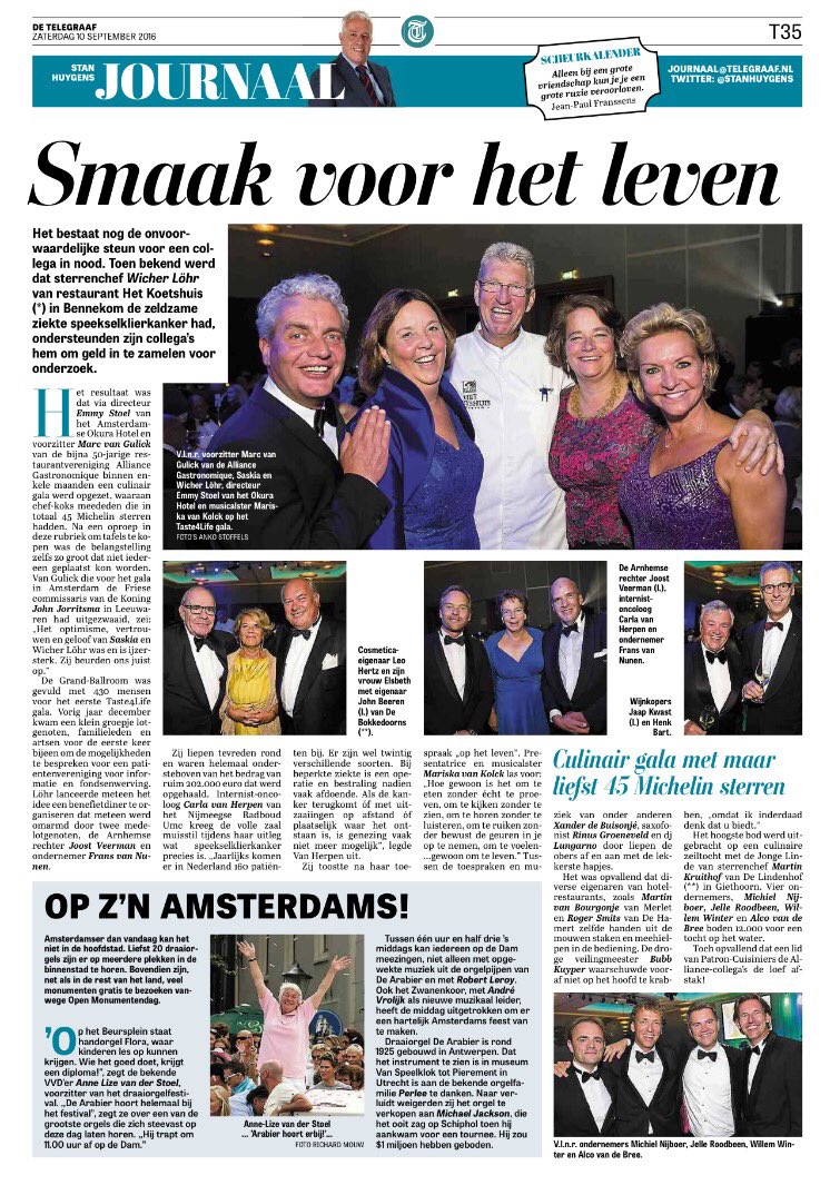 Op z’n Amsterdams!
bit.ly/2cLZfJU | Smaak voor het leven
bit.ly/2cLYIHQ | <a href="/telegraaf/">De Telegraaf</a> @stanhuygens