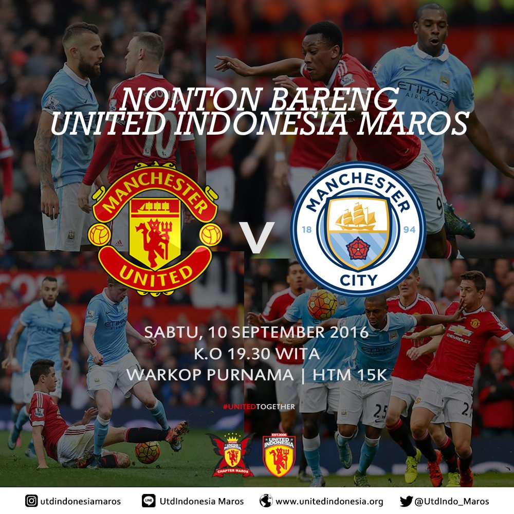 Datang dan merahkan !!
Nobar United Indonesia Maros #ManchesterIsRed #MUFC