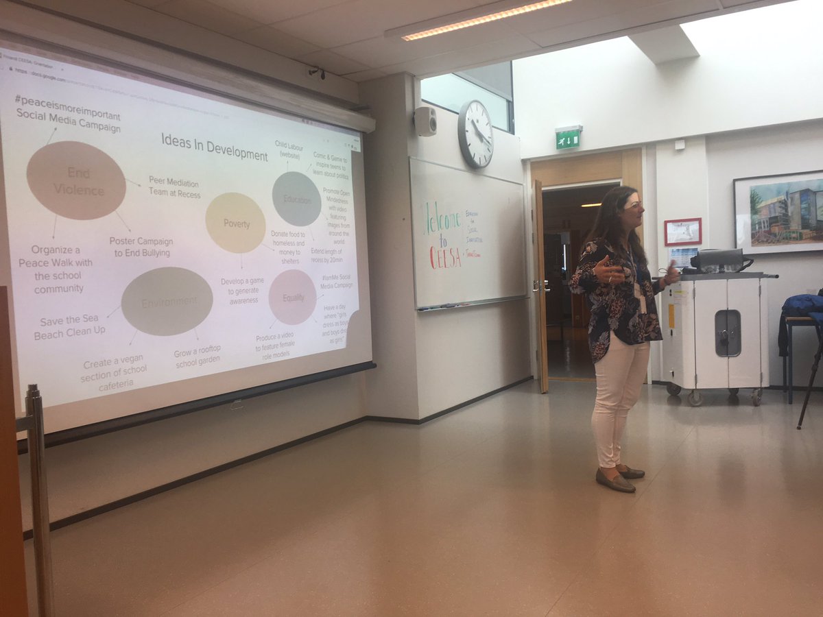 Excited to launch a new year of collaborative #socialinnovation PD with @ceesaorg schools across Europe <a href="/ishelsinki/">ISHelsinki</a>!
