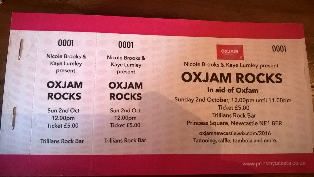 OxjamRocksNCL's tweet photo. Get your tickets from @TrilliansRock from tonight 😊 https://t.co/gVaAbcefHZ