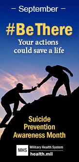 ArmyVoice (@armyvoice) on Twitter photo September is Suicide Prevention Month. #ReadyandResilient #BeThere #USArmy #OCPA
<a href="/afspnational/">American Foundation for Suicide Prevention</a> September is Suicide Prevention Month. #ReadyandResilient #BeThere #USArmy #OCPA
<a href="/afspnational/">American Foundation for Suicide Prevention</a>