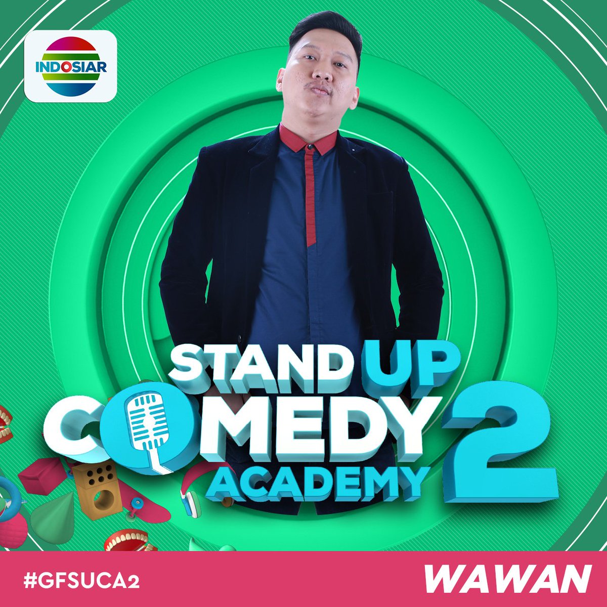 StandUpAcademy's tweet photo. #TimWawan nonton @hernawanyoga malam ini di #StandUpAcademy2 pkl 20.30 WIB.

https://t.co/ejxZNXmPG8