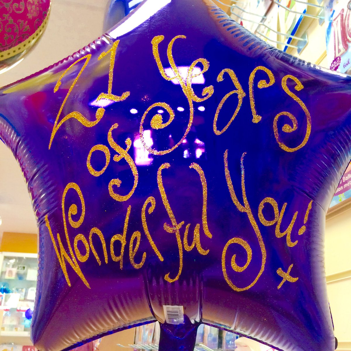 fromtheheartRED's tweet photo. Purple and gold - so popular just now. 21 years' of wonderful you!! Congrats! #fromtheheart https://t.co/5N3W1mGTPg