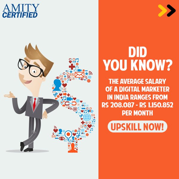 Got a friend who breathes digital?
Refer him at #AmityCertified and become a #FriendInDeed!
bit.ly/2c7dupE
