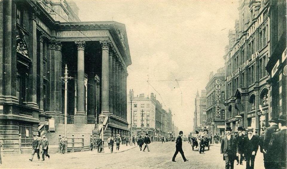 #ThrowBackThursday - Manchester Royal Exchange and Cross Street, early 1900s