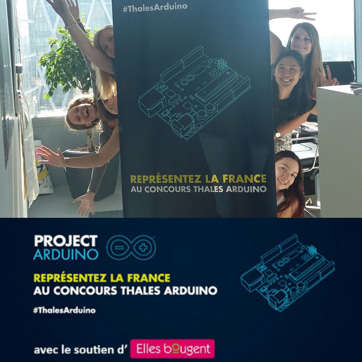 vincentmattei's tweet image. Défi #ThalesArduino Une belle opportunité de montrer votre passion et votre talent ! @thalesjobs @ellesbougent