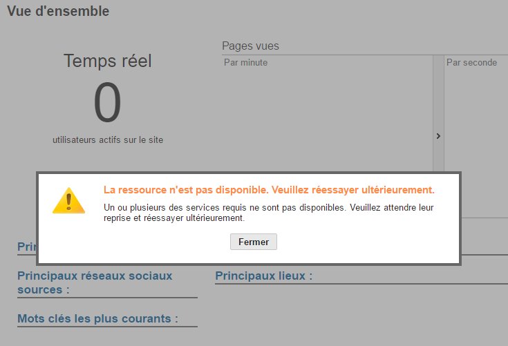 Panne mondiale pour Google Analytics en temps réel : le bug ne sera résolu que demain ! blogdumoderateur.com/panne-google-a…